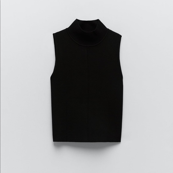 Zara Sleevless Knit Top - Picture 1 of 5